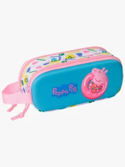 Gurli Gris 3D Dobbelt Penalhus, Blå/Pink