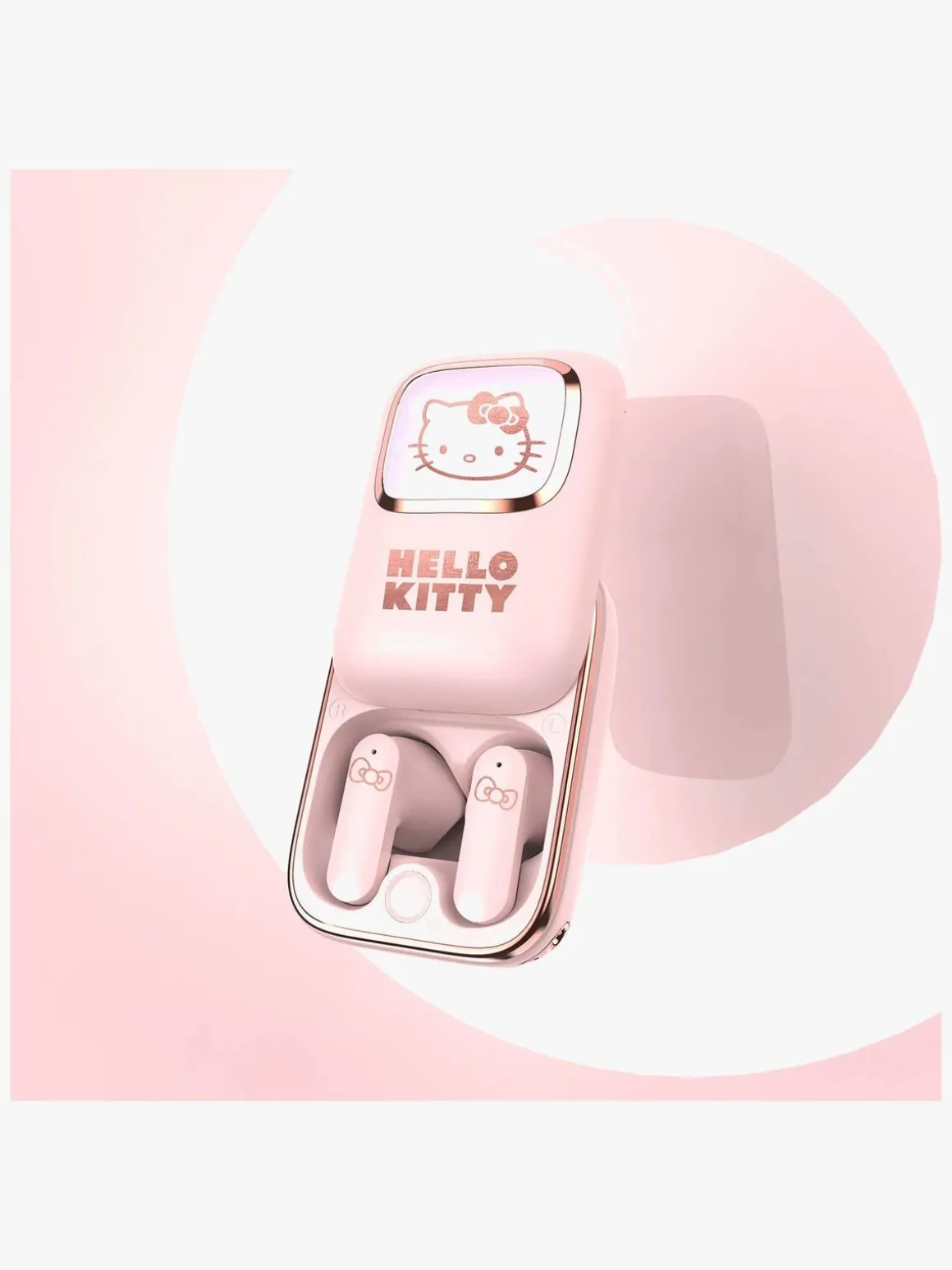 Hello Kitty Høretelefoner In-Ear TWS med LED, Pink