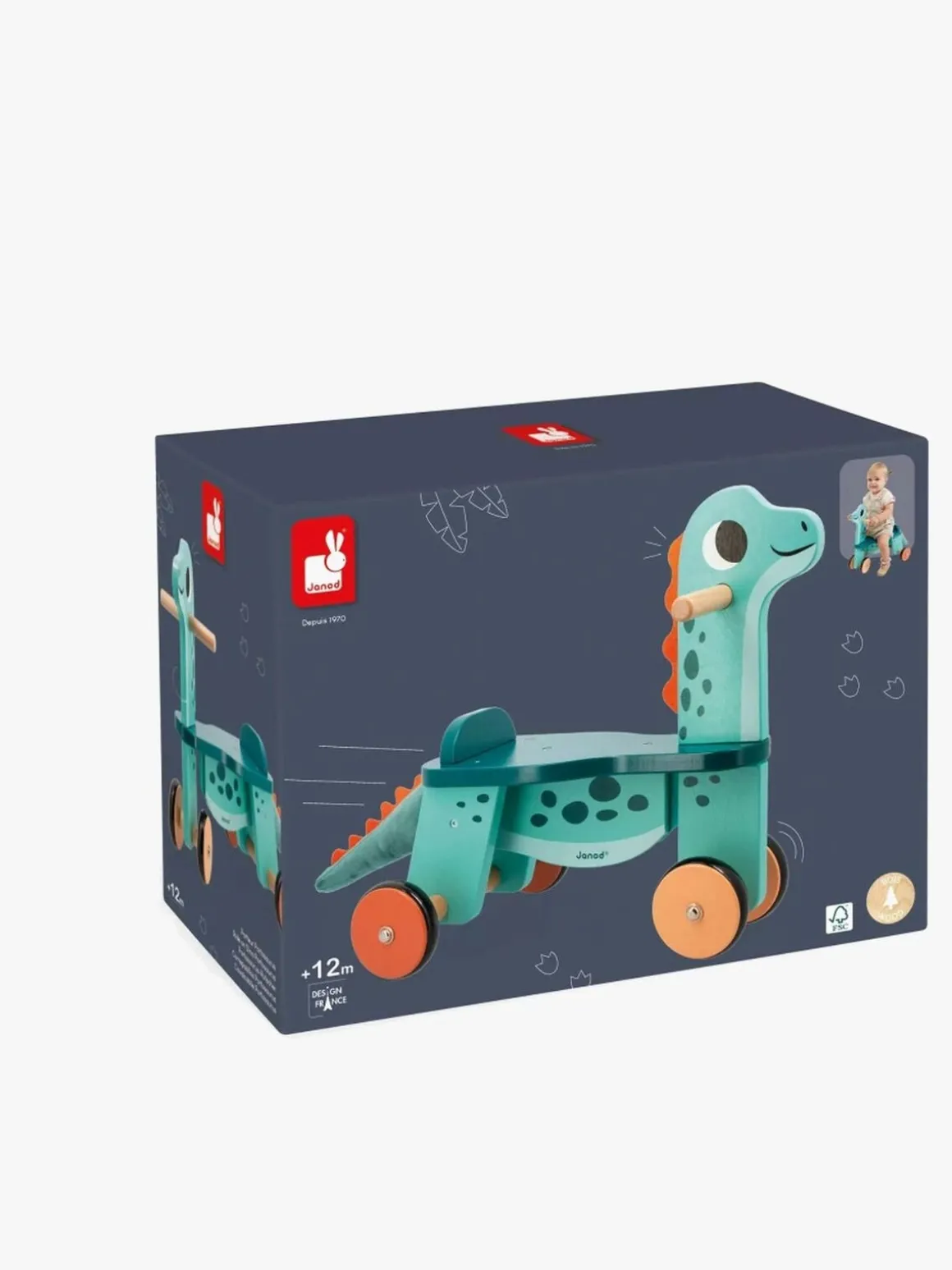 Janod Gåbil Dinosaur Portosaurus