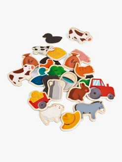 Janod Magneter Bondegård Træ 24 Stk.