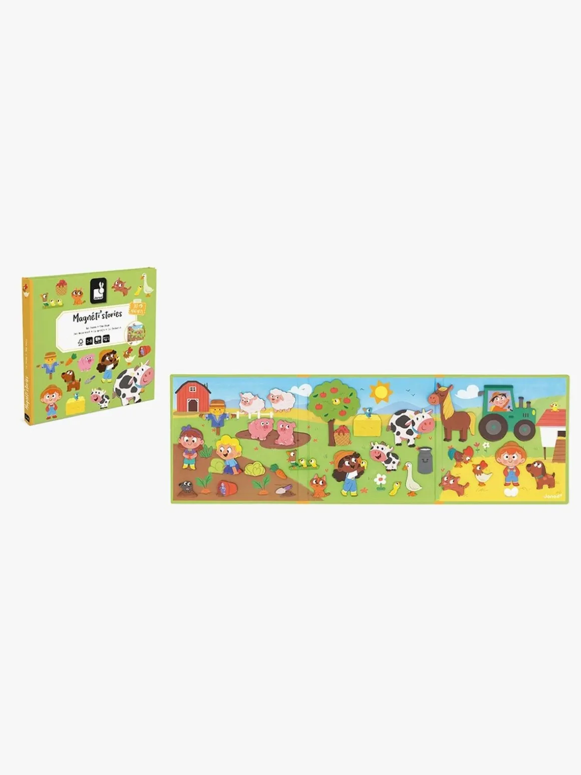 Janod Magneti'Stories Magnetsæt Bondegård 30 Stk.