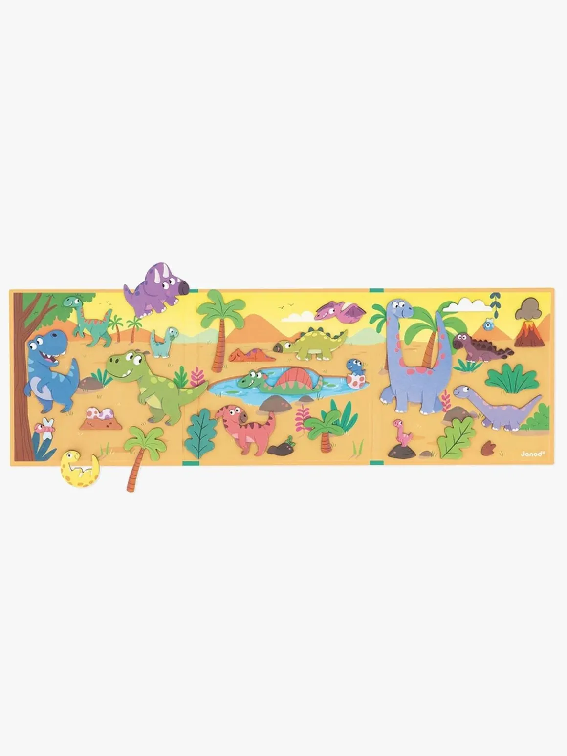 Janod Magneti'Stories Magnetsæt Dinosaurer 30 Stk.