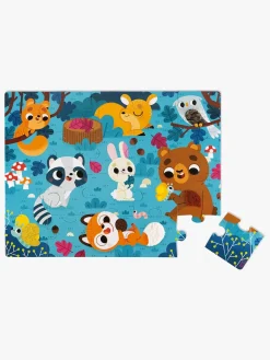 Janod Tactile Puslespil Skovdyr 20 Dele