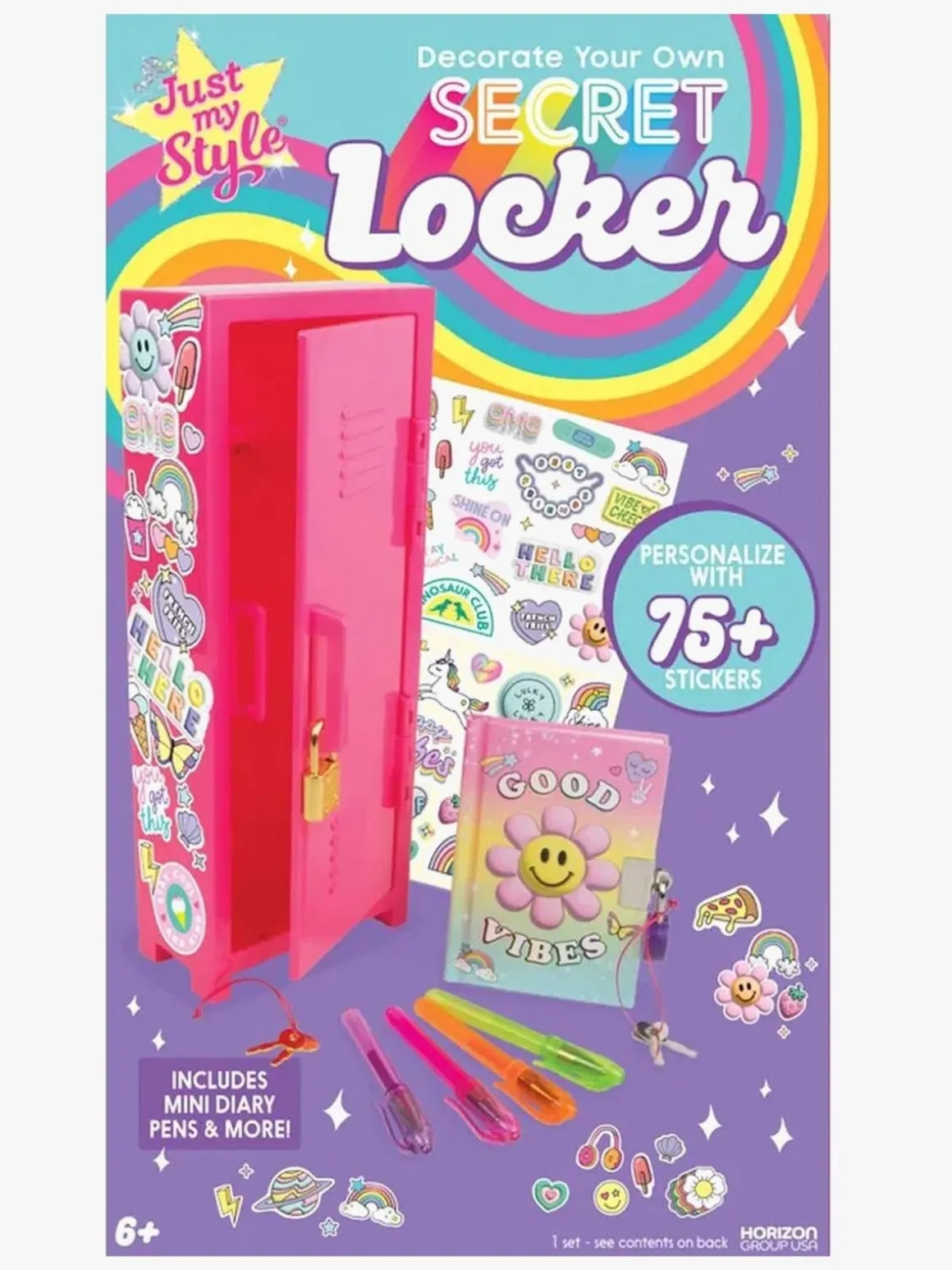 Just My Style Dekorer Selv Opbevaringsskab med Klistermærker