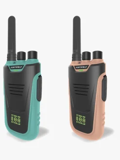 Kidywolf KIDYTALK Walkie Talkies, Beige/Turkis