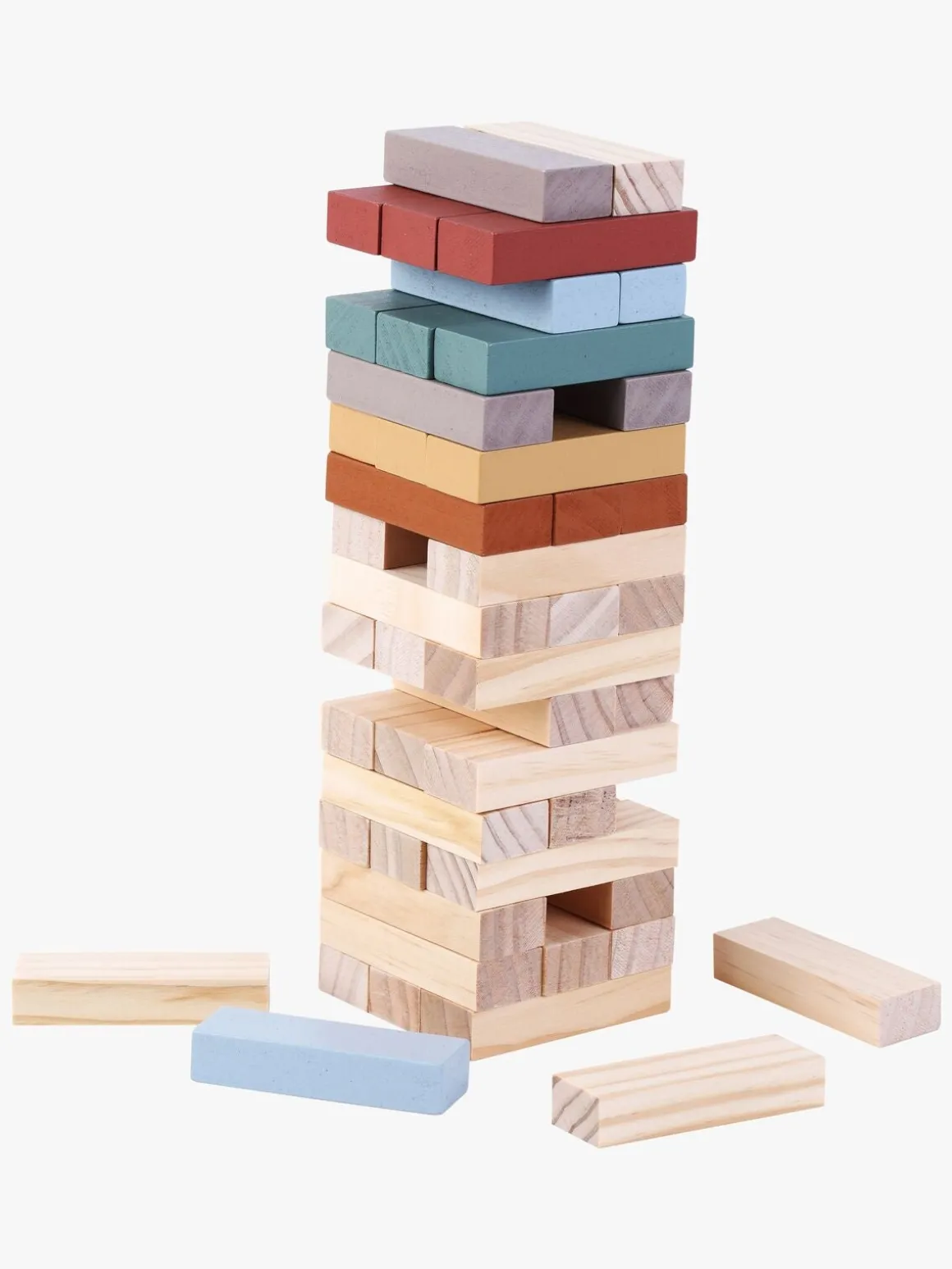 Kinder and Kids Tumbling Tower Spil, Multifarvet