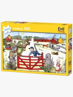 Kärnan Emil fra Lønneberg Puslespil 100 Brikker