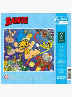 Kärnan Træpuslespil Bamse Rumtema 40 Brikker