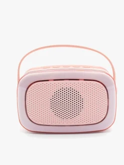 Lalarma Karaokesæt med LED-lys & 2 Mikrofoner, Pink