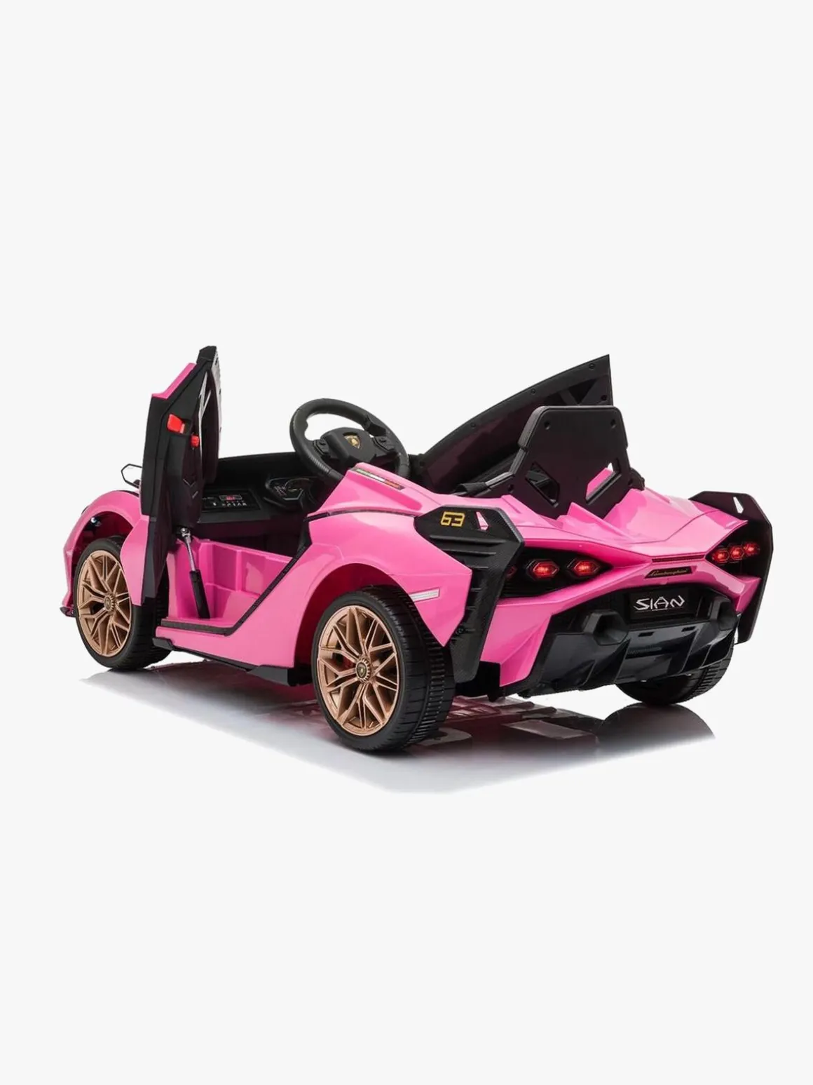 Leggodt Lamborghini Sian Elbil, Lyserød