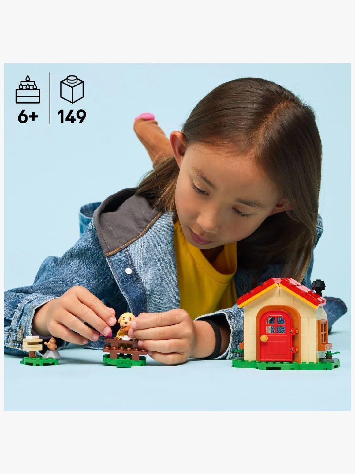 LEGO Animal Crossing 77058 Goldie i sit hyggelige hus