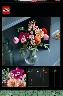 LEGO Botanicals 10342 Smuk pink blomsterbuket