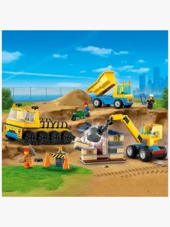 LEGO City 60391 Entreprenørmaskiner Og Nedrivningskran