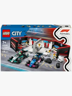 LEGO City 60444 F1-garage: Mercedes-AMG og Alpine-biler