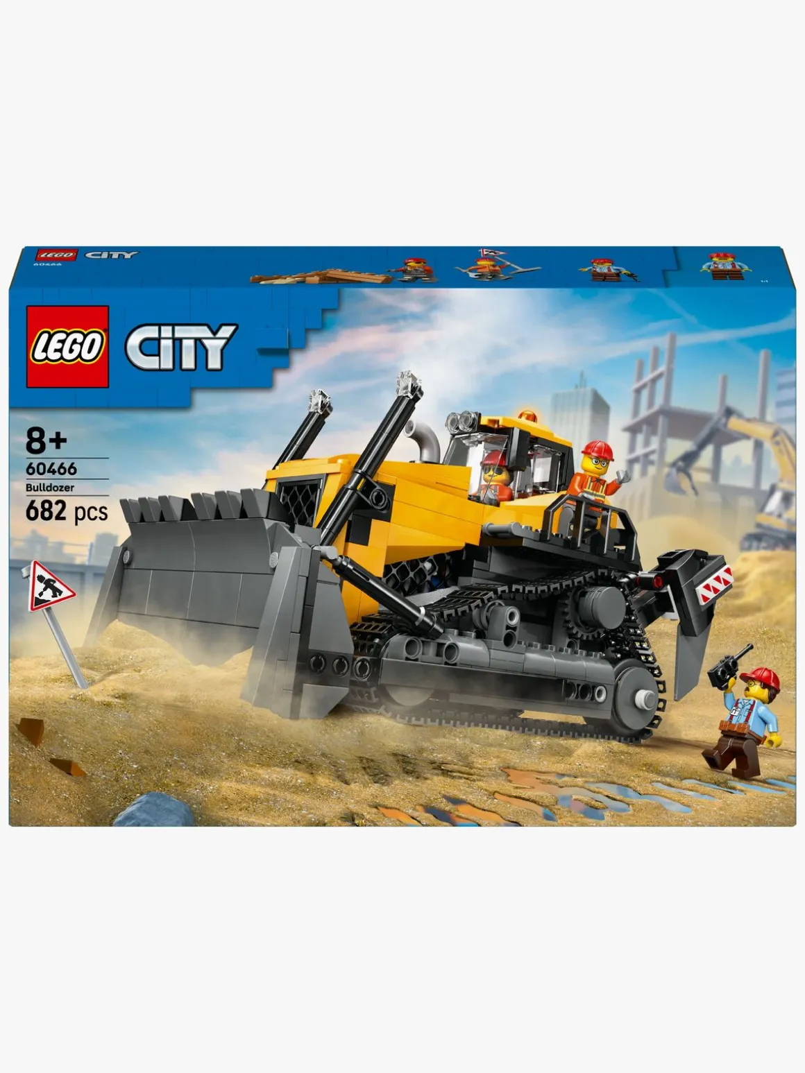 LEGO City 60466 Gul bulldozer