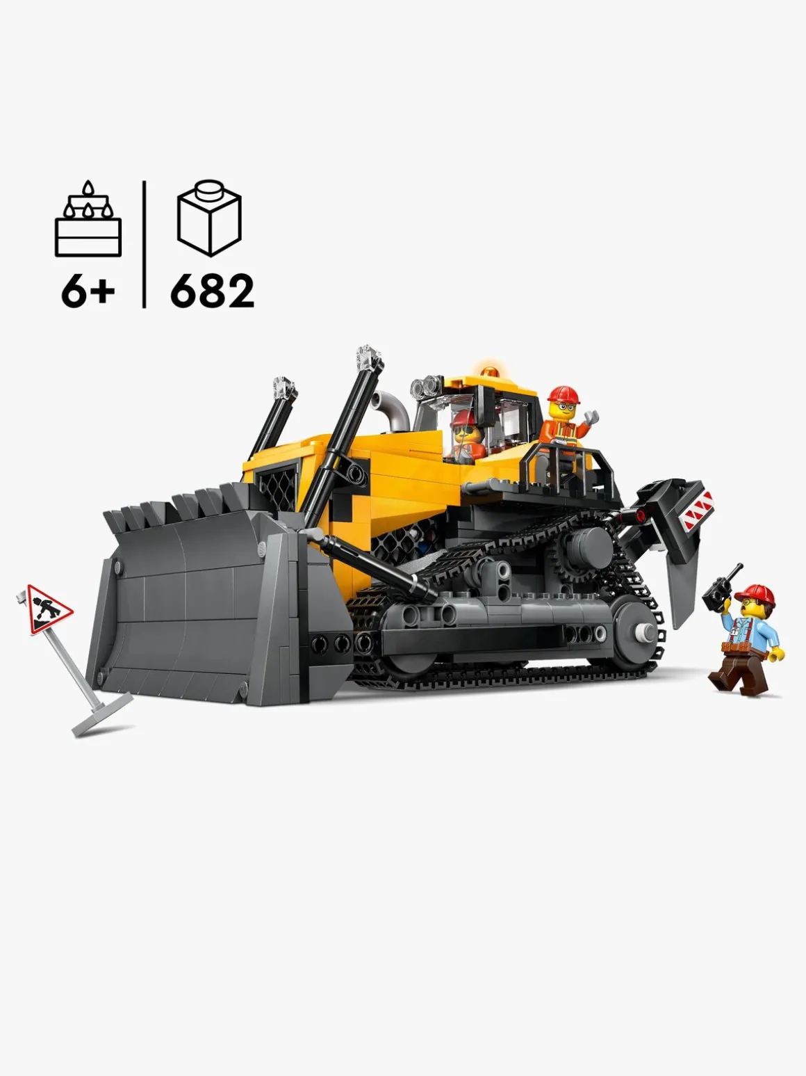 LEGO City 60466 Gul bulldozer