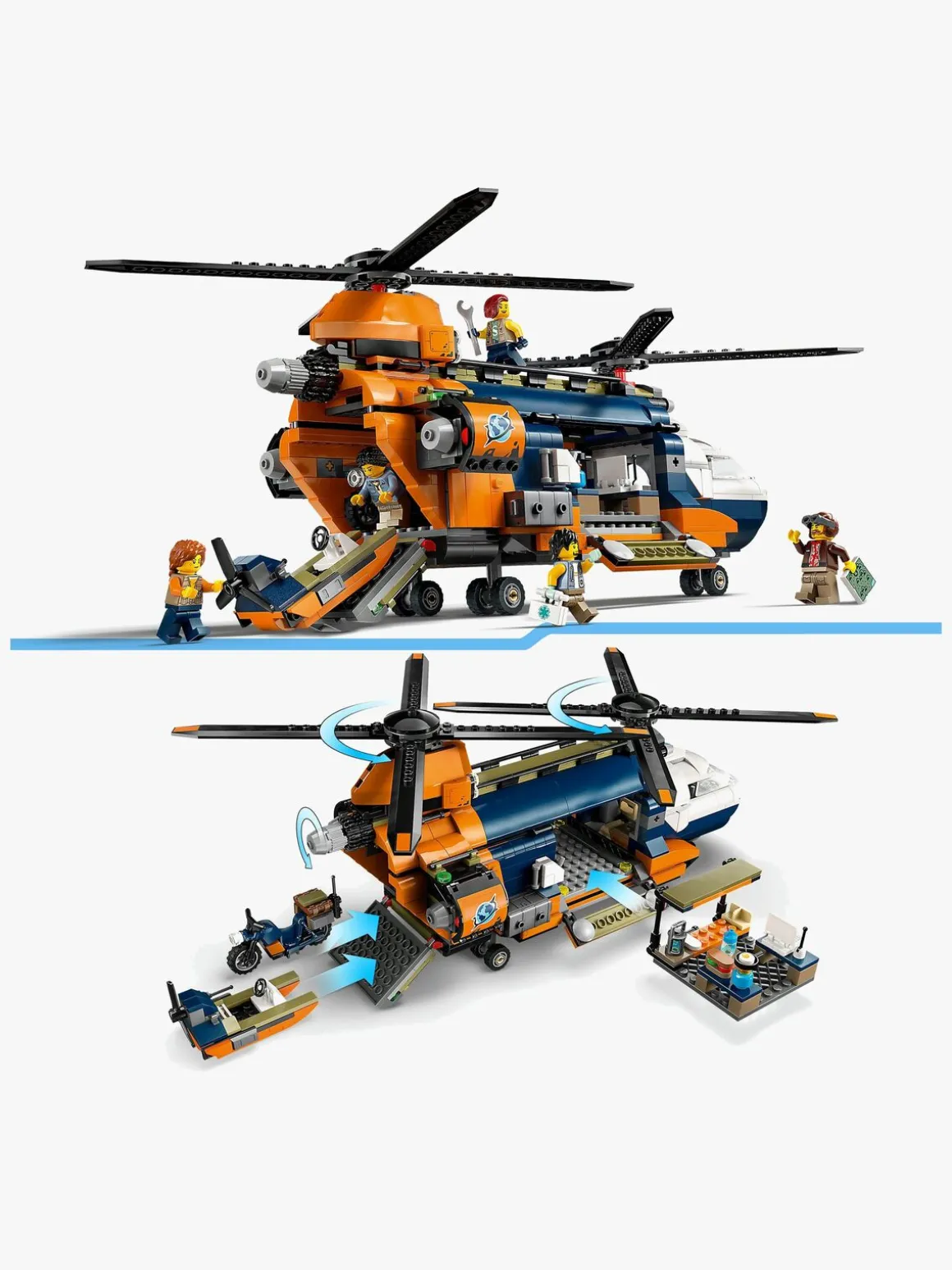LEGO City 60437 Jungleeventyr – helikopter og ekspeditionsbase