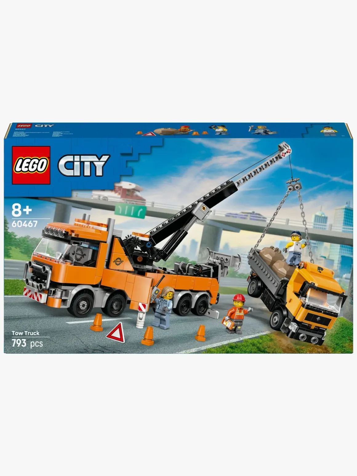 LEGO City 60467 Stort bjærgningskøretøj med kran