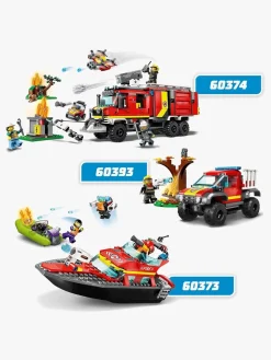 LEGO City Fire 60373 Brandvæsnets redningsbåd