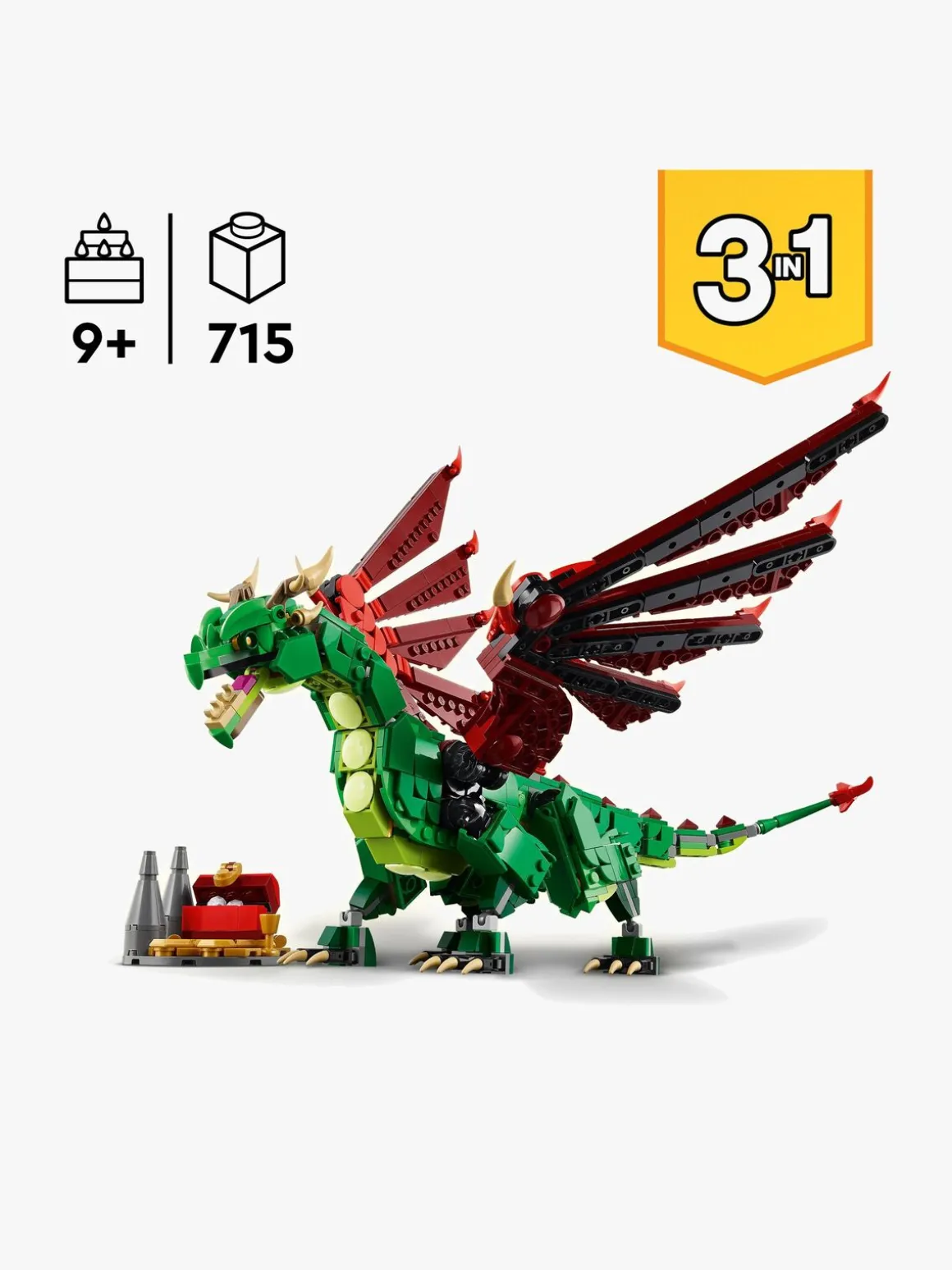 LEGO Creator 31161 Middelalder-drage