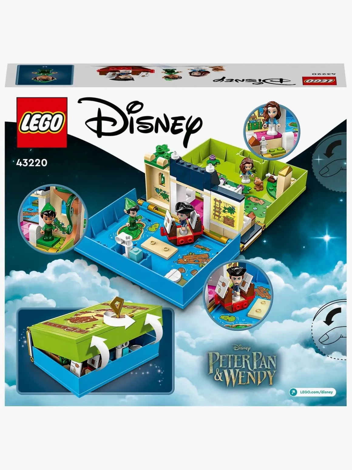 LEGO Disney Classic 43220 Peter Pan og Wendys bog-eventyr