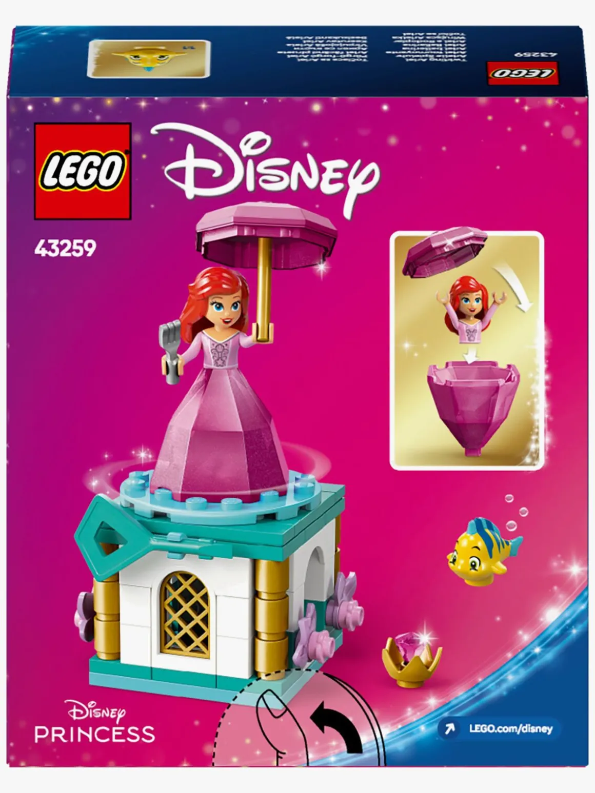 LEGO Disney Princess 43259 Snurrende Ariel