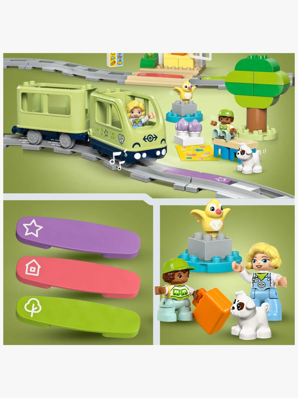 LEGO DUPLO Town 10427 Interaktivt oplevelsestog