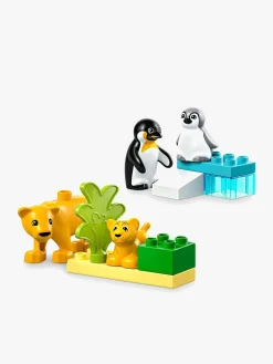LEGO DUPLO Town 10442 Vilde dyrefamilier: pingviner og løver