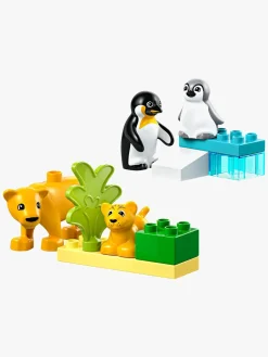 LEGO DUPLO Town 10442 Vilde dyrefamilier: pingviner og løver
