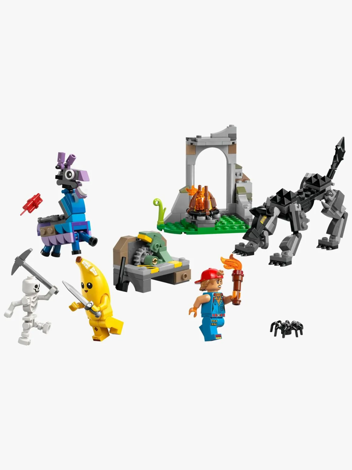 LEGO Fortnite 77075 Peely og Sparkplugs lejr