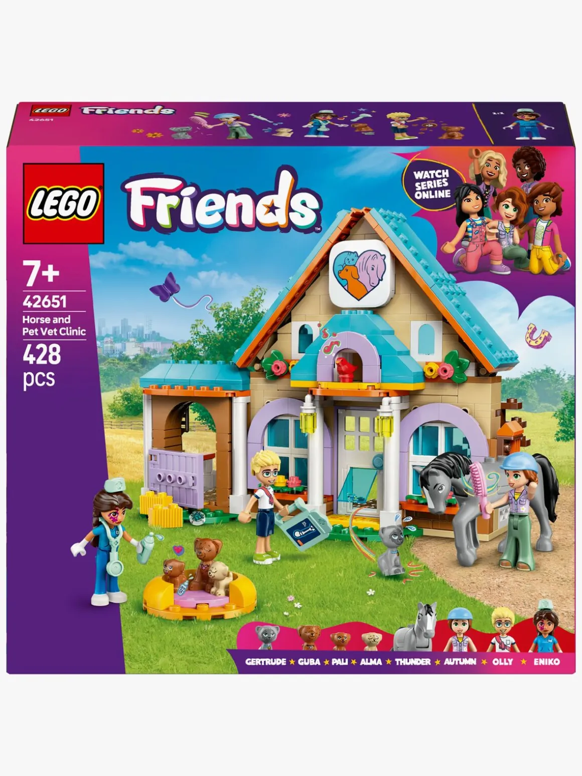 LEGO Friends 42651 Dyrlægeklinik for heste og kæledyr
