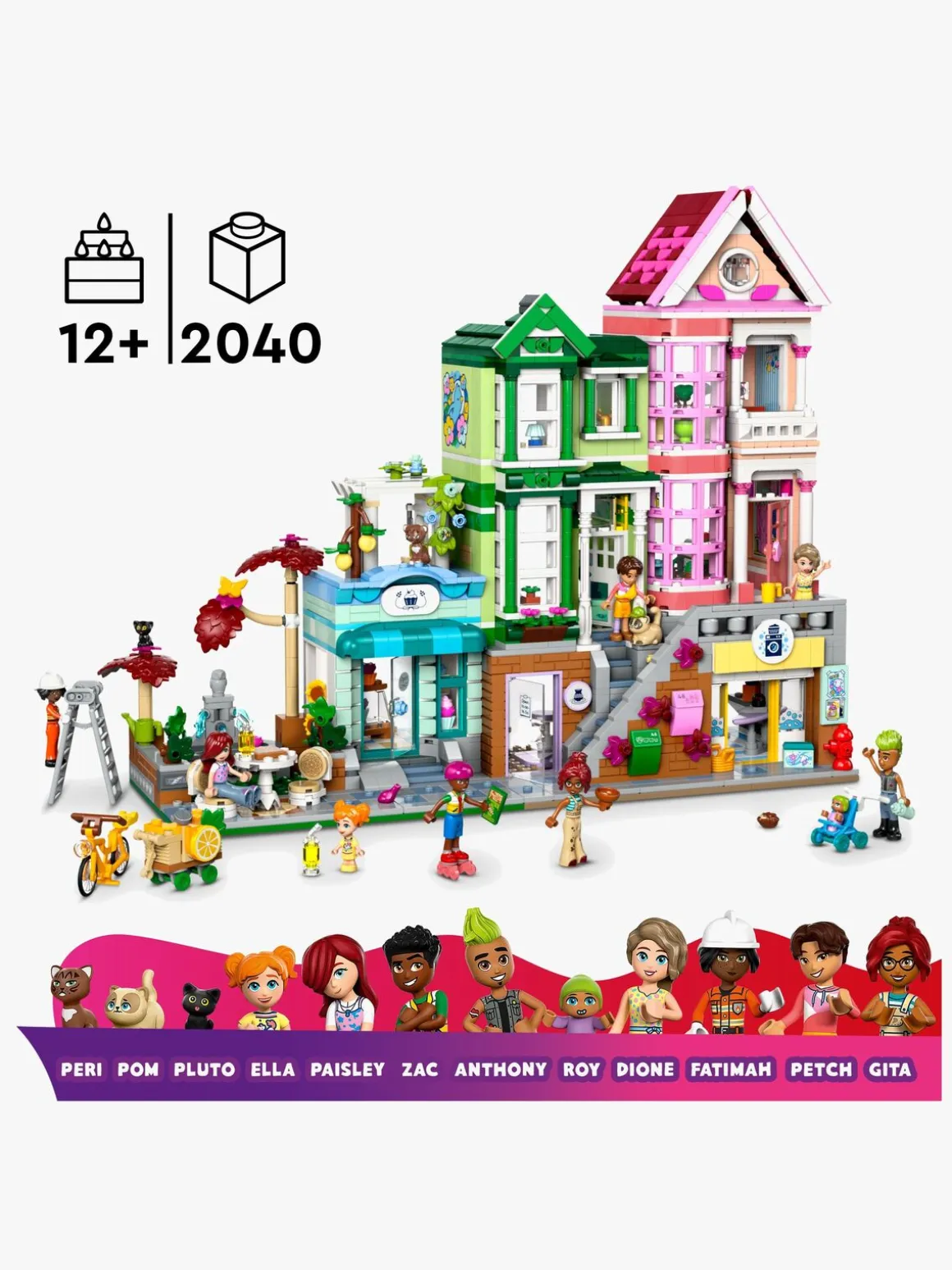 LEGO Friends 42670 Heartlake City lejligheder og butikker