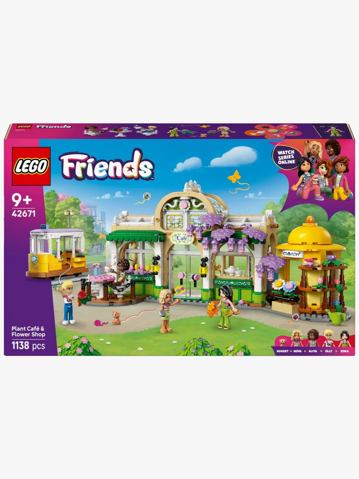LEGO Friends 42671 Plantecafé og blomsterbutik