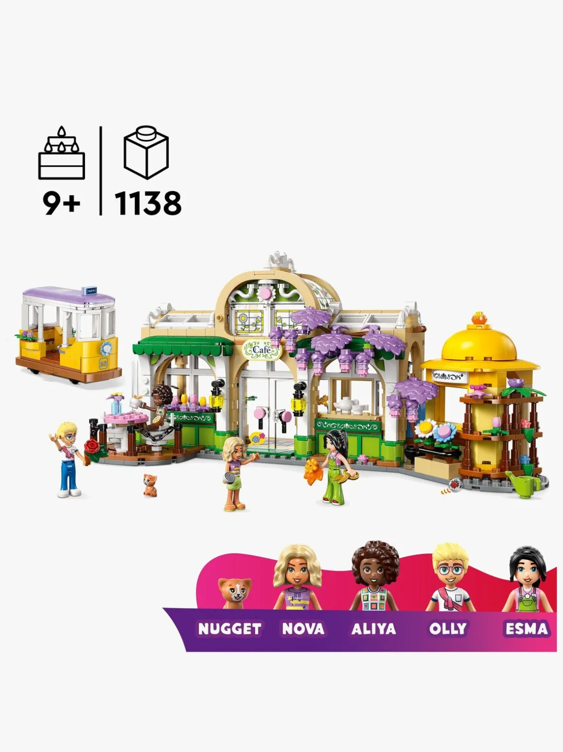 LEGO Friends 42671 Plantecafé og blomsterbutik