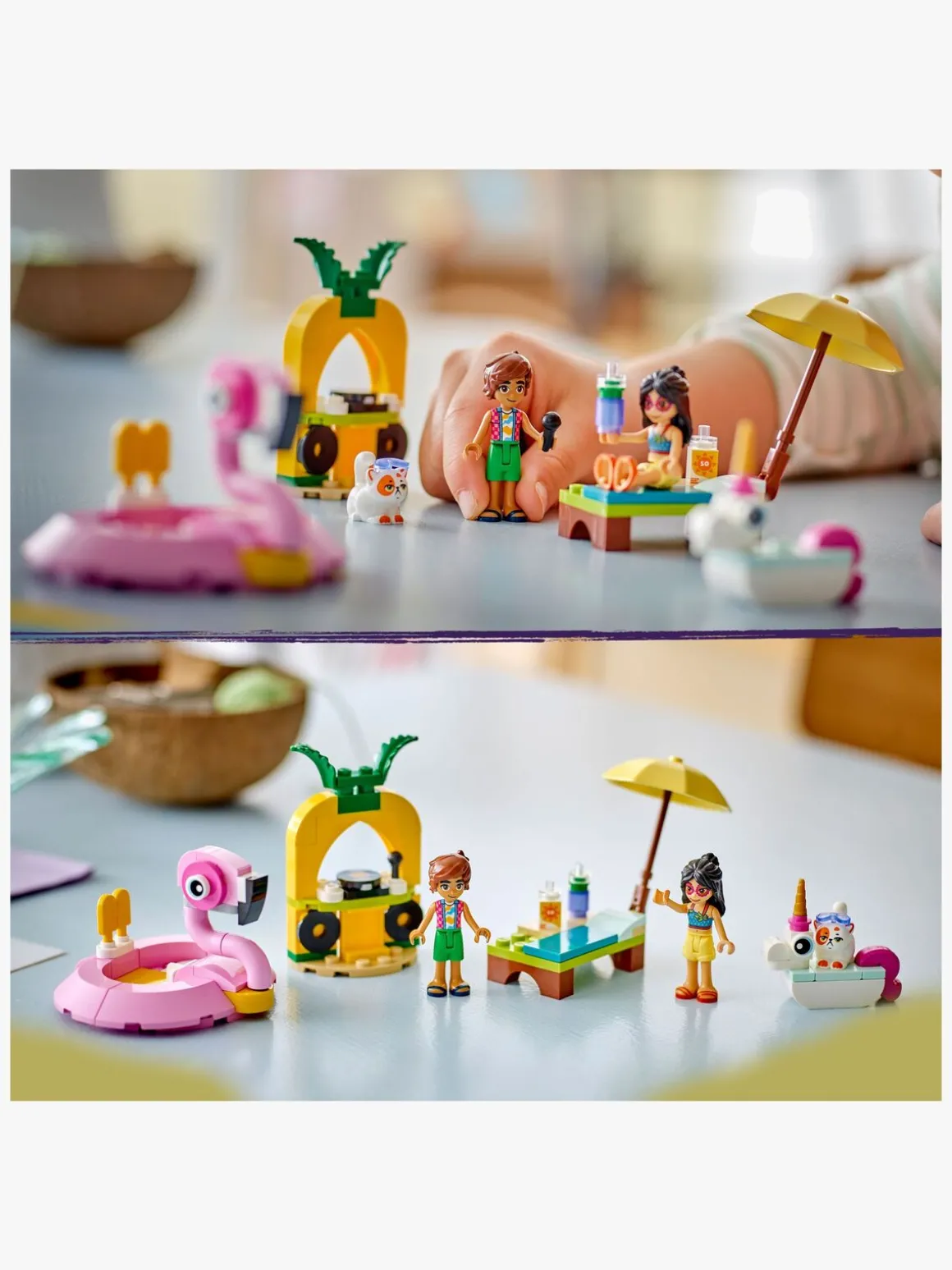 LEGO Friends 42658 Poolparty med enhjørning og flamingo