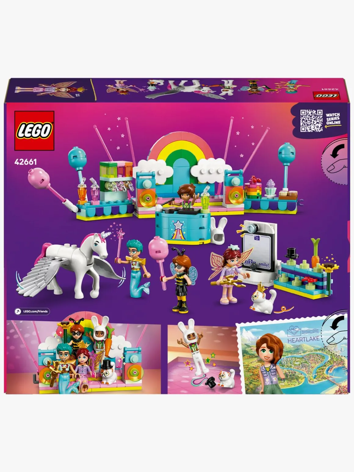 LEGO Friends 42661 Udklædningsfest med enhjørning og fe