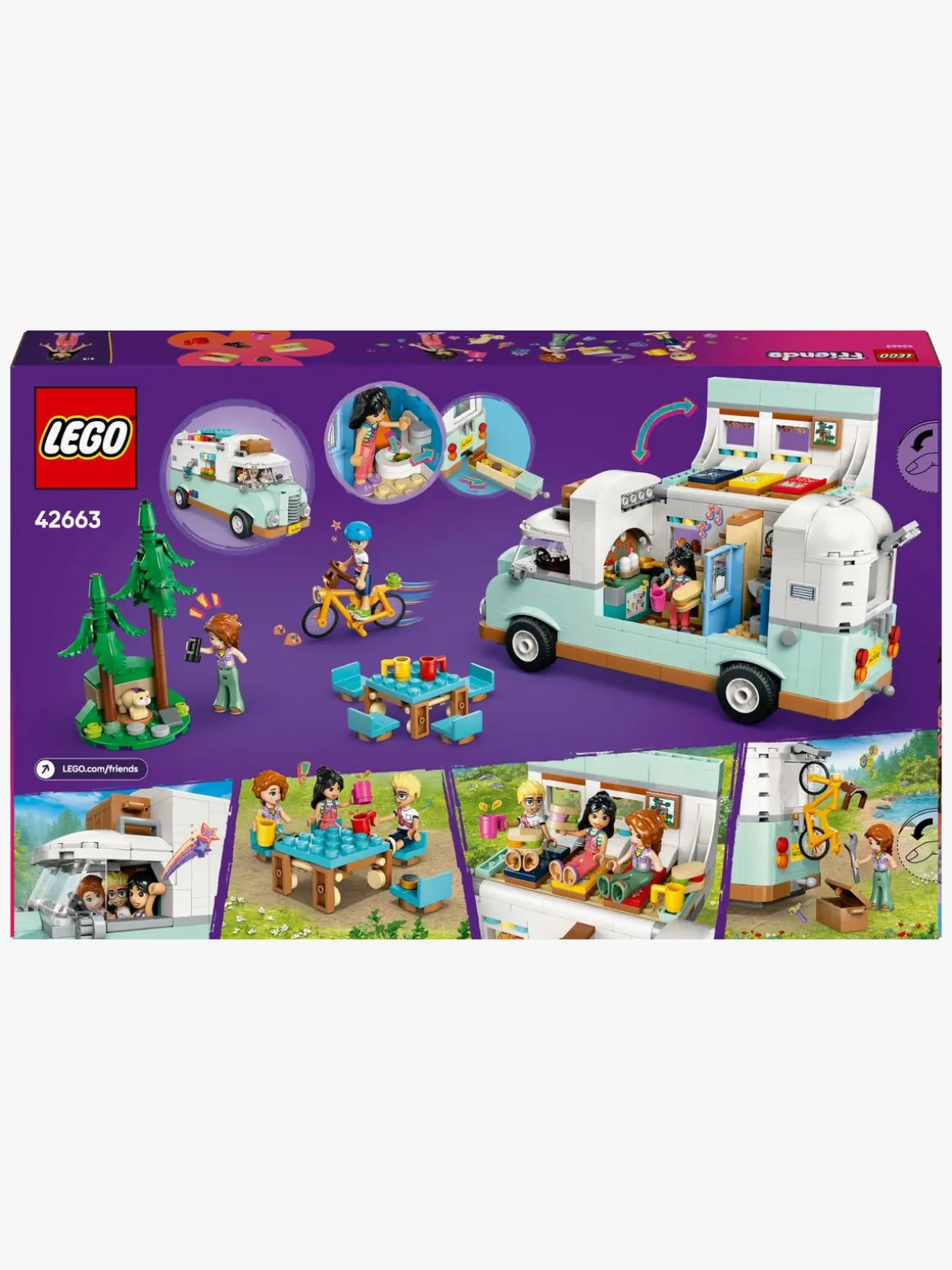 LEGO Friends 42663 Venskabs-autocamper på eventyr