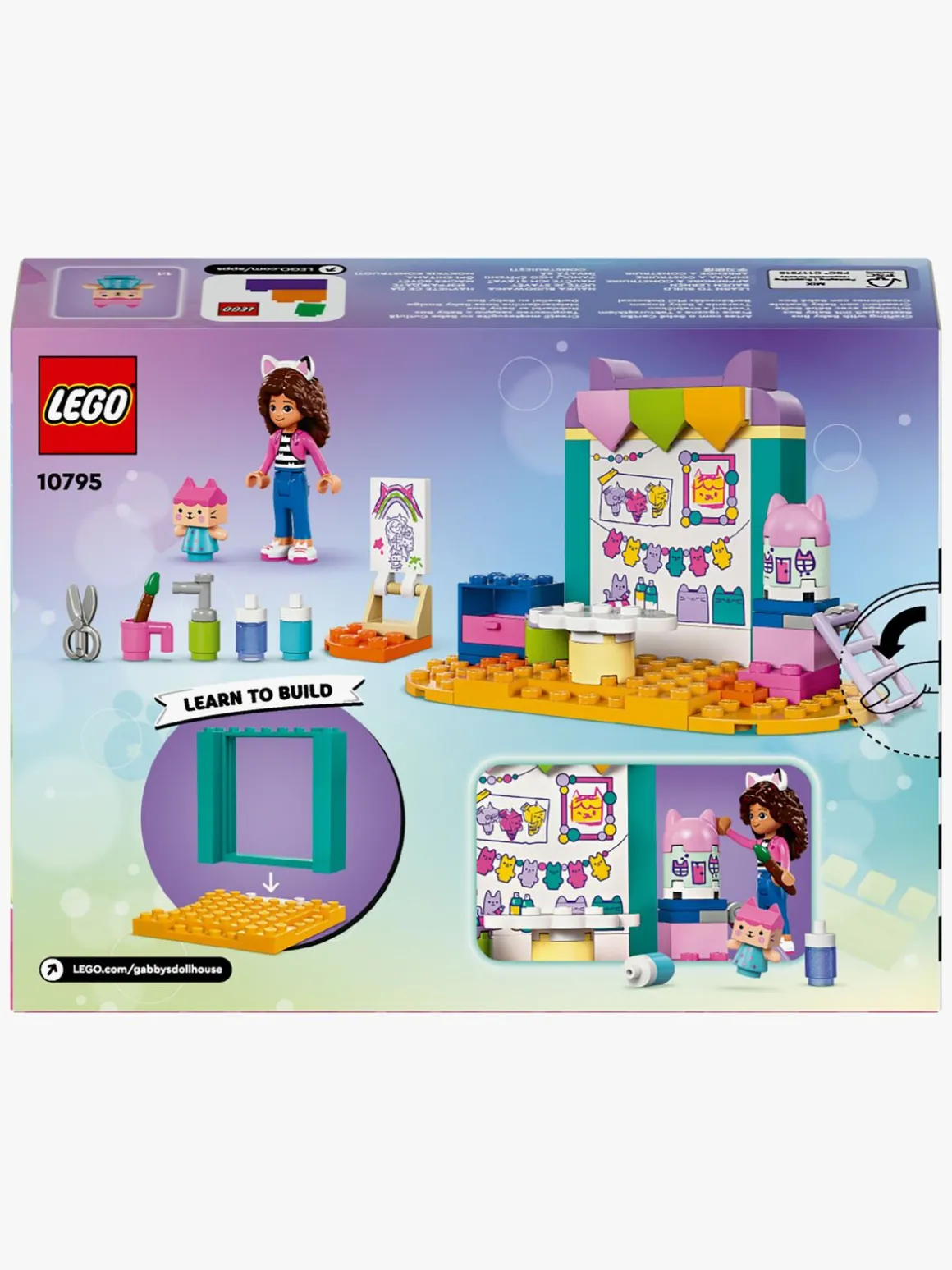 LEGO Gabby's Dollhouse 10795 Kreatid med Æskebarn
