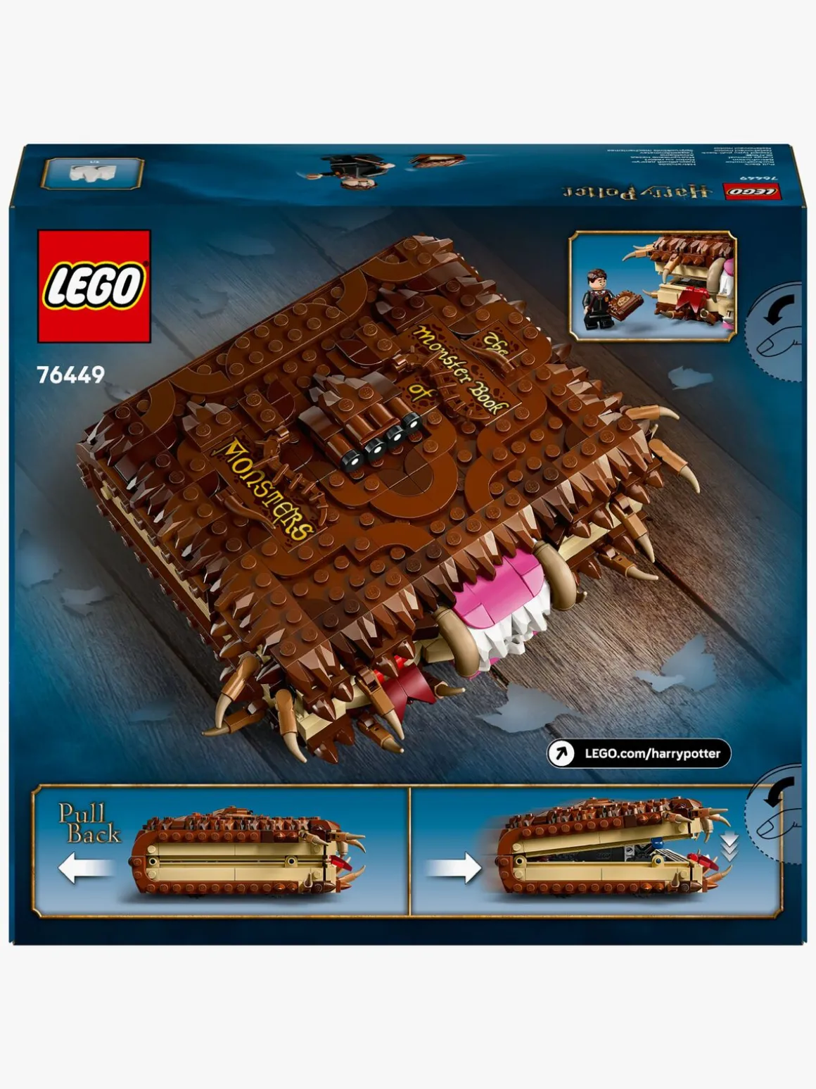 LEGO Harry Potter 76449 Bidende Store Monsterbog