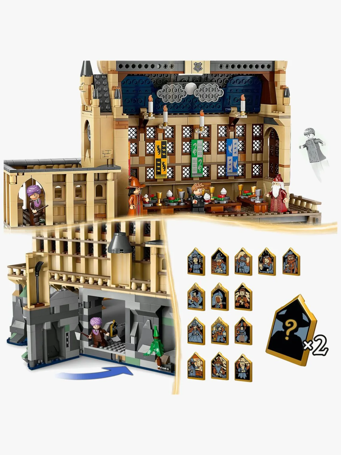 LEGO Harry Potter 76435 Hogwarts-slottet: Storsalen