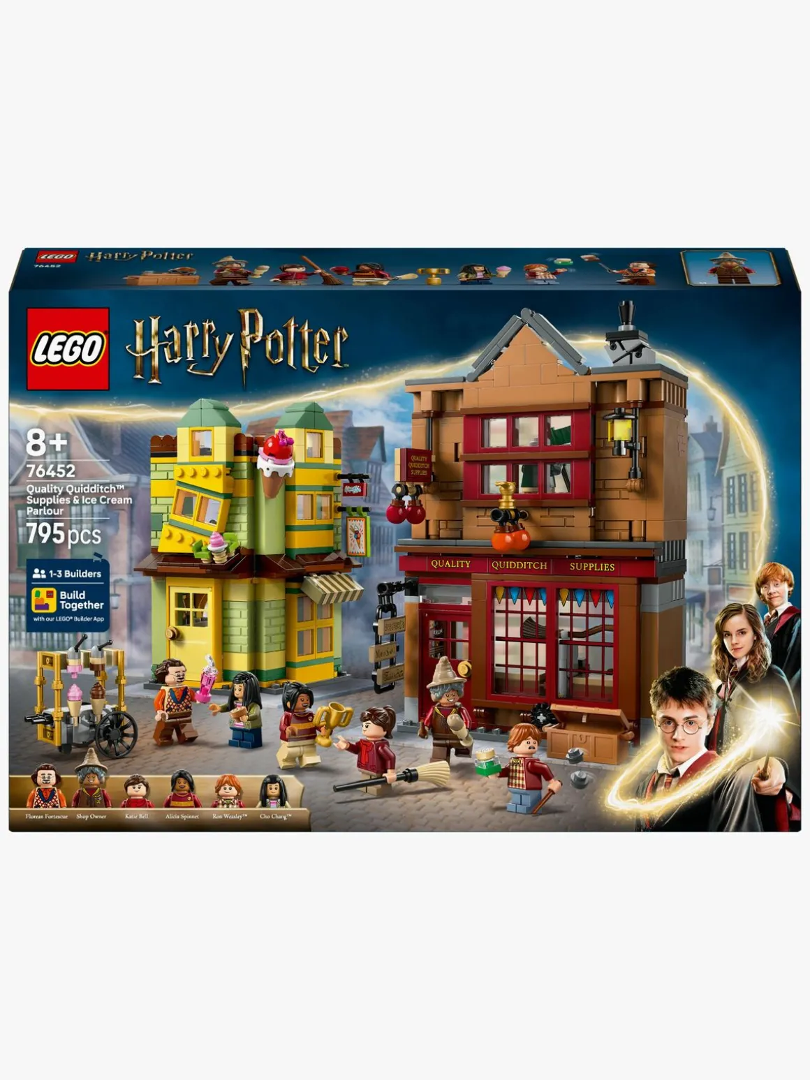 LEGO Harry Potter 76452 Kvalitetsudstyr til Quidditch og Iscafé
