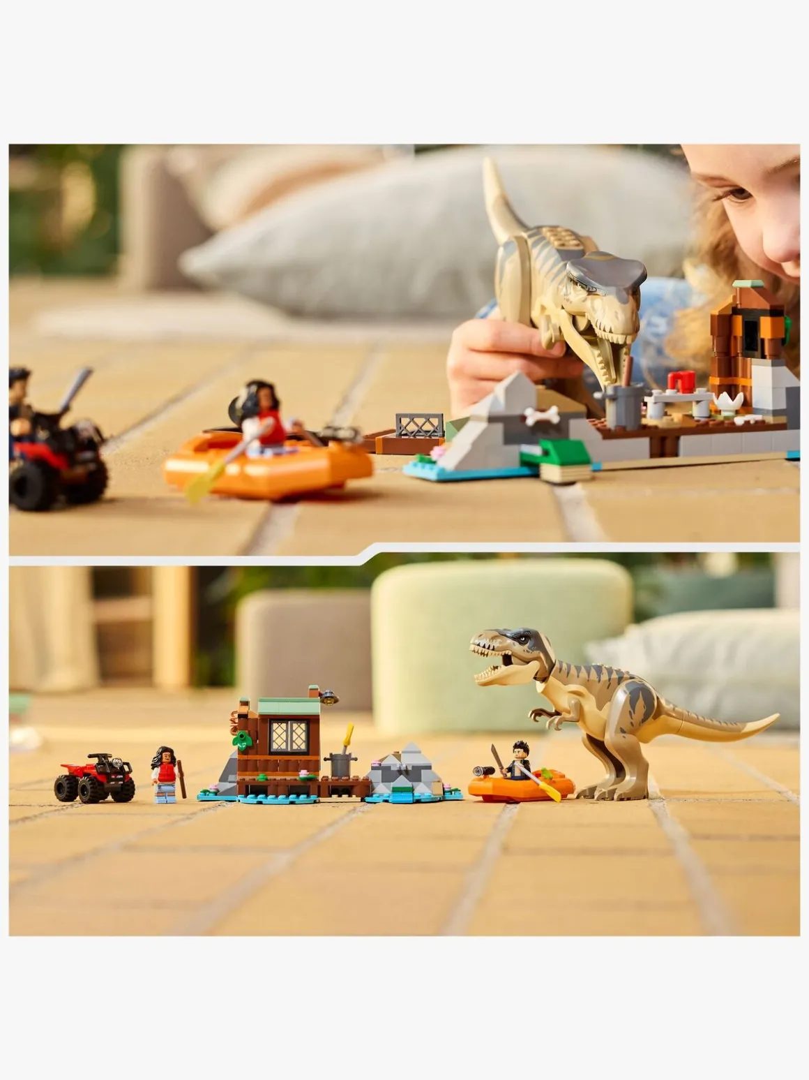 LEGO Jurassic World 76975 Bådflugt fra T. rex