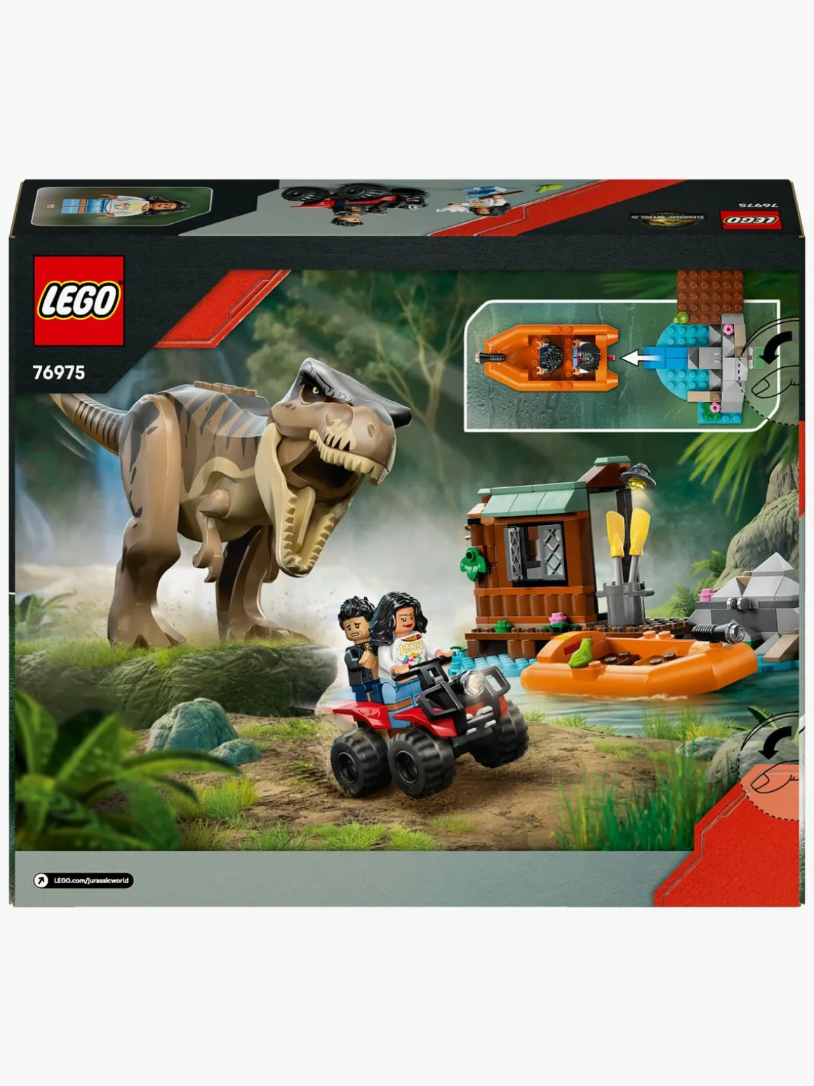 LEGO Jurassic World 76975 Bådflugt fra T. rex