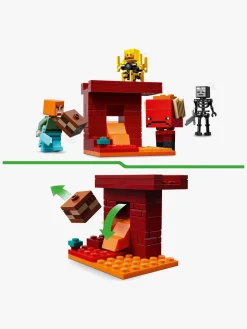 LEGO Minecraft 21266 Nether-lavakampen