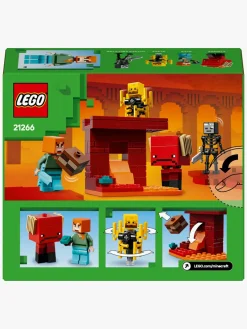 LEGO Minecraft 21266 Nether-lavakampen