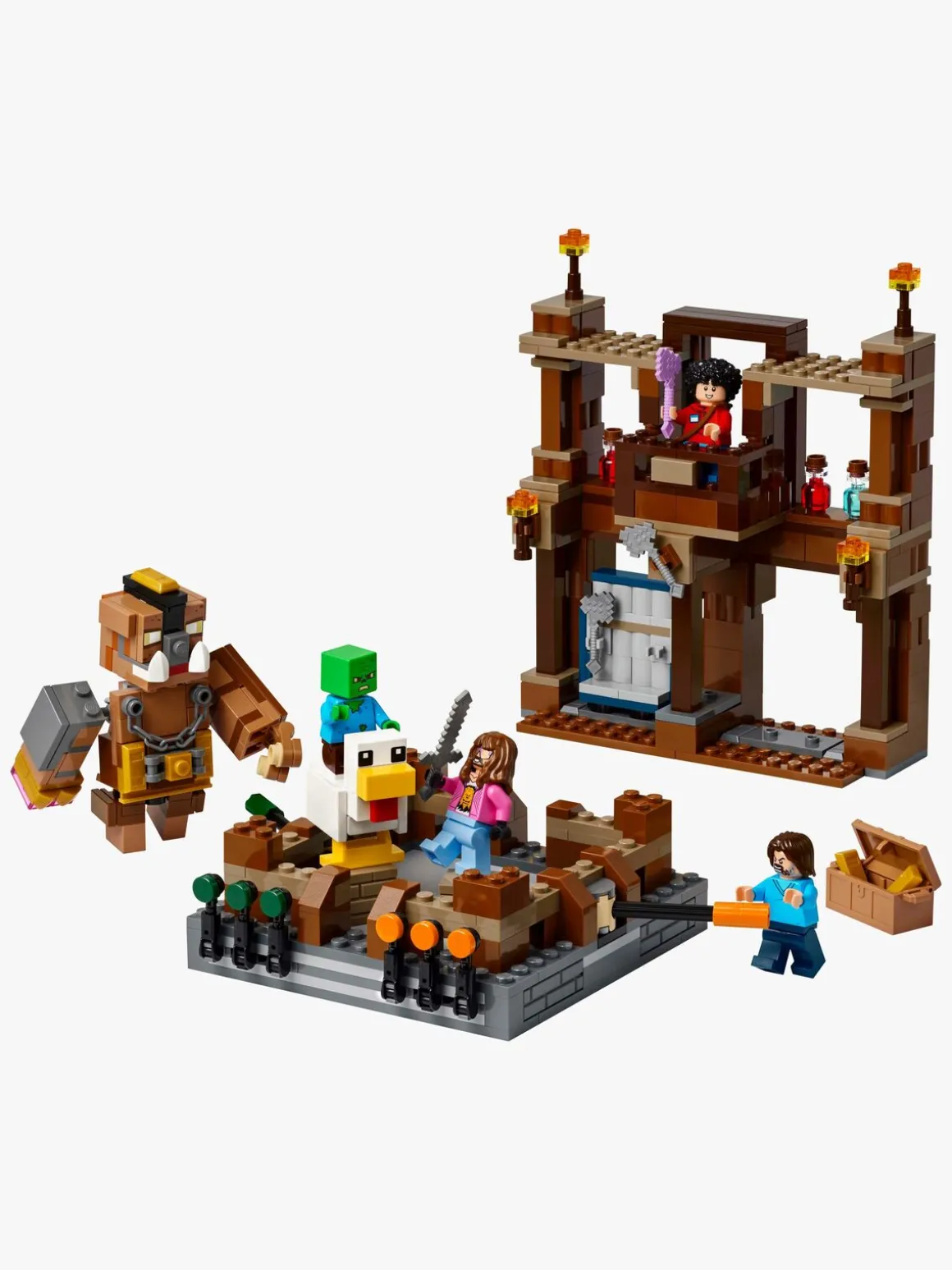 LEGO Minecraft 21272 Skovpalæets kampring