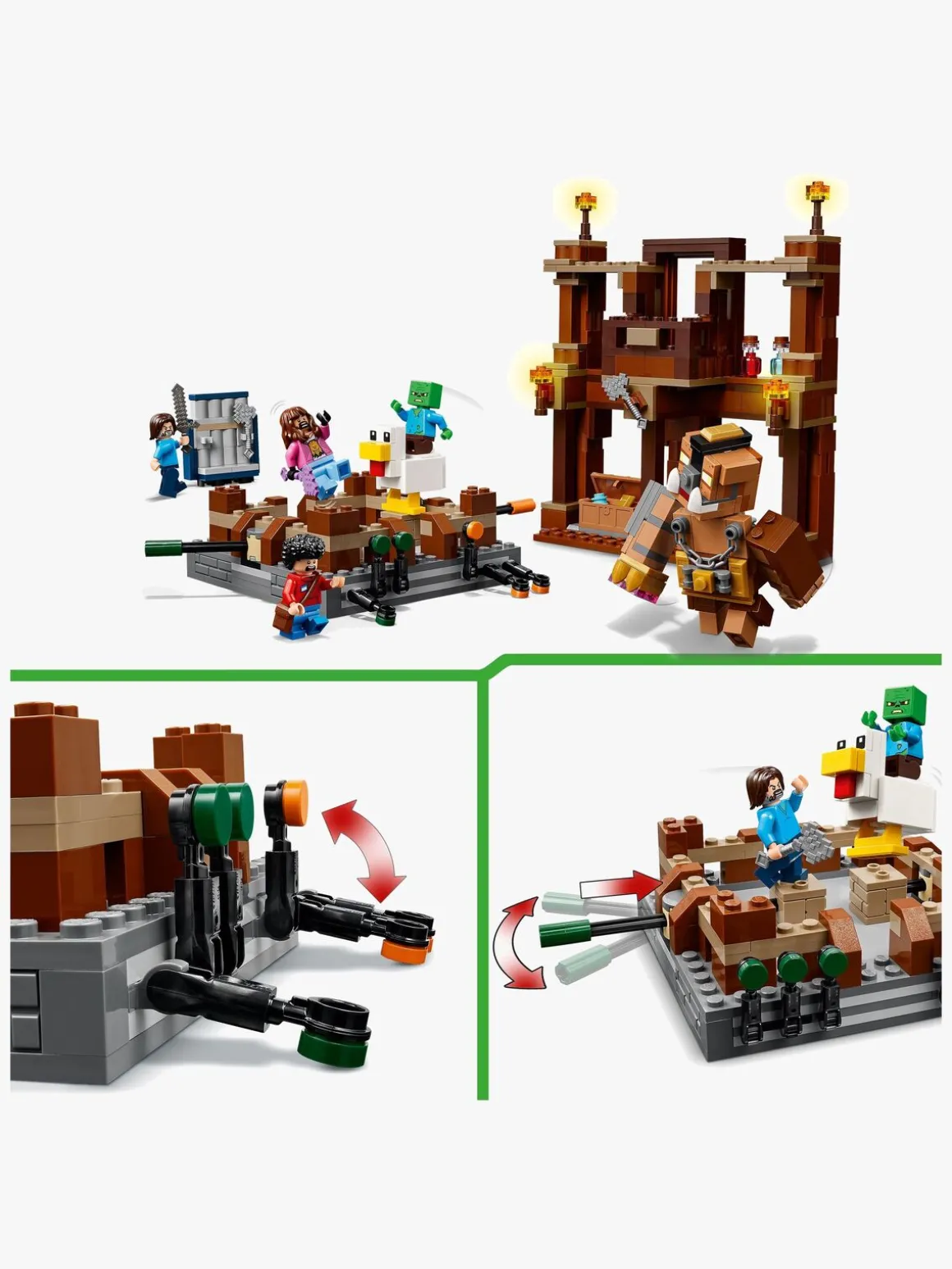 LEGO Minecraft 21272 Skovpalæets kampring