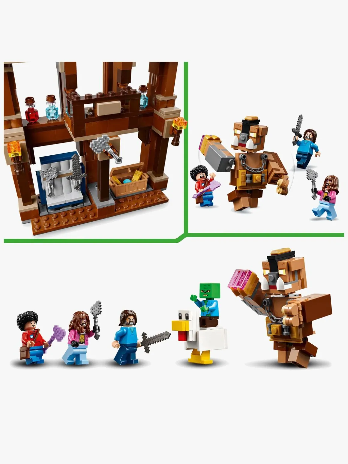 LEGO Minecraft 21272 Skovpalæets kampring