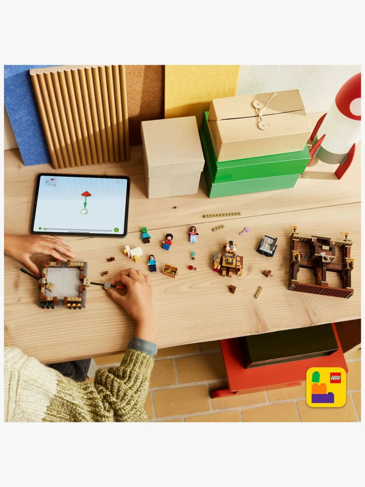 LEGO Minecraft 21272 Skovpalæets kampring