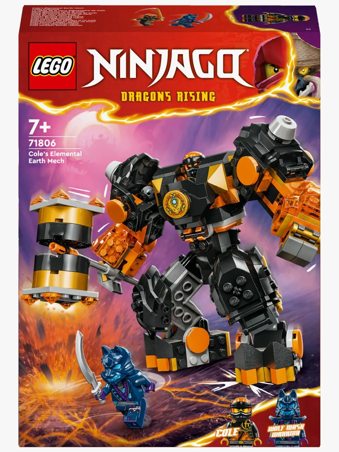 LEGO Ninjago 71806 Coles jord-elementrobot